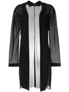 Yohji Yamamoto Pre-owned Sheer Elongated Open Jacket - Black