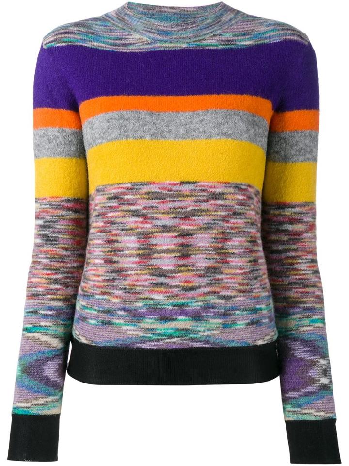 Missoni Striped Jumper, Women's, Size: 44, Nylon/spandex/elastane/rayon/alpaca