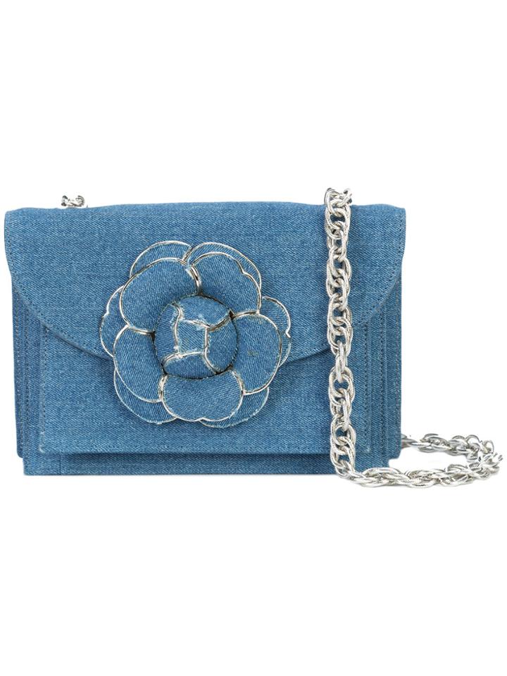 Oscar De La Renta Gardenia Clutch - Blue