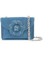 Oscar De La Renta Gardenia Clutch - Blue