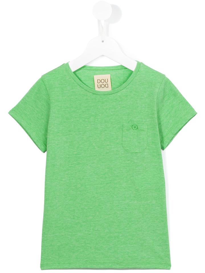 Douuod Kids Plain T-shirt, Boy's, Size: 12 Yrs, Green