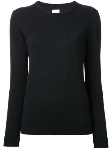 Cityshop 'city' Crew Neck Jumper, Women's, Black, Cotton/cashmere