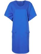 Harvey Faircloth Oversized Midi Dress - Blue