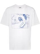Koché Logo Print Short Sleeve T-shirt - White