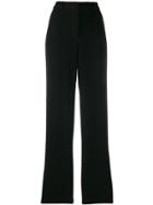 Versace Pre-owned 1990's Contrast Stitch Trousers - Black