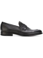 Henderson Baracco Classic Penny Loafers, Men's, Size: 40, Black, Calf Leather/leather