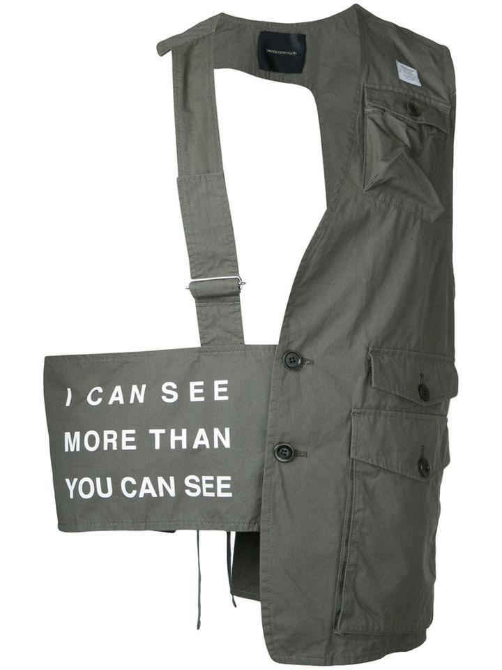 Undercover - Utility Pocket Vest - Men - Cotton - 2, Green, Cotton