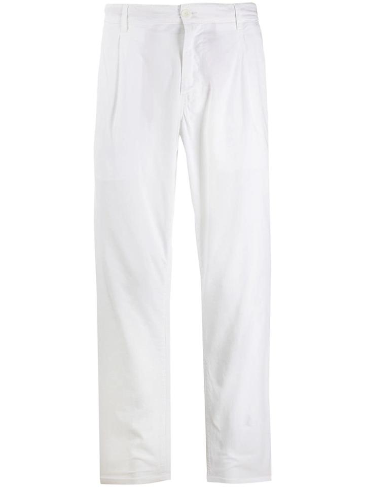 Aspesi Straight Leg Trousers - White
