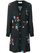 Sonia Rykiel Cardigan-style Floral Dress - Black