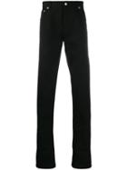 Alexander Mcqueen Dogtooth Cuff Jeans - Black