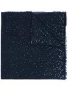 Faliero Sarti - 'valery' Scarf - Women - Silk/polyester/cashmere/virgin Wool - One Size, Blue, Silk/polyester/cashmere/virgin Wool