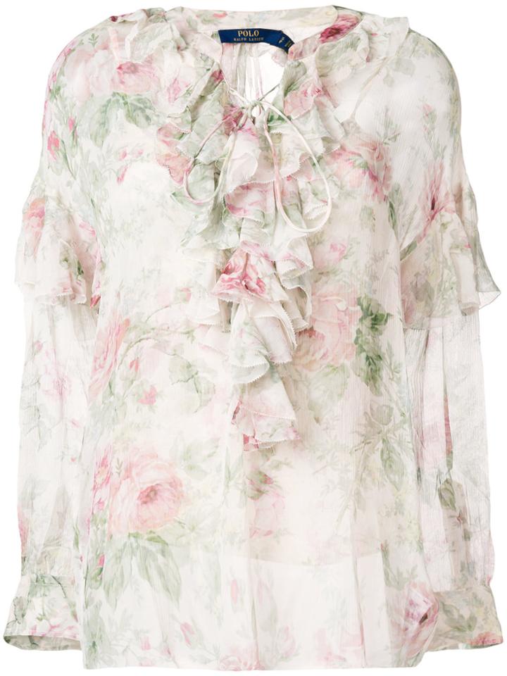 Polo Ralph Lauren Floral Print Blouse - Nude & Neutrals