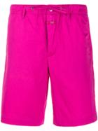 Closed Drawstring Waist Shorts - Pink