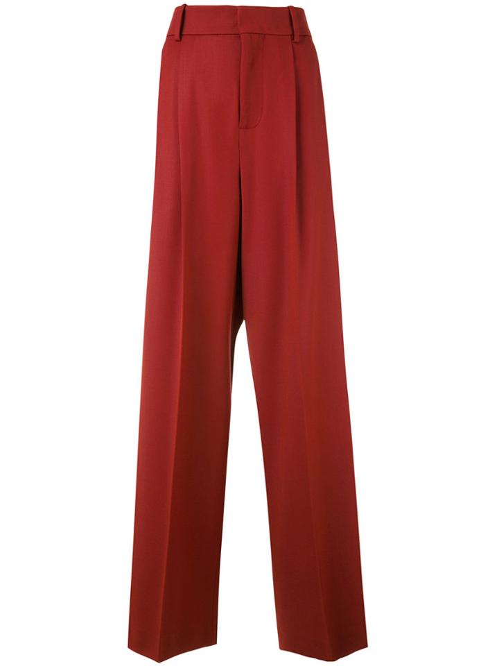 Marni High Waisted Flared Trousers