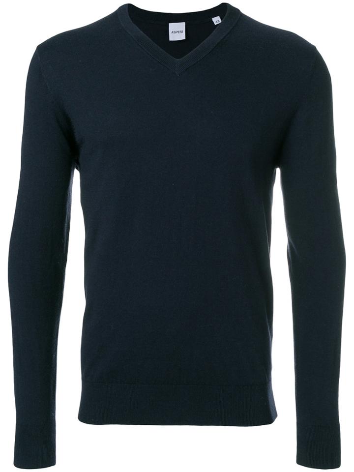 Aspesi Lightweight Sweatshirt - Blue