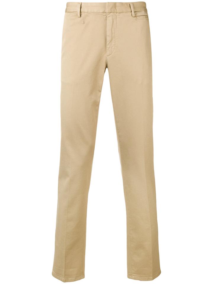 Prada Classic Straight Leg Chinos - Nude & Neutrals