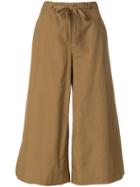 Vince Drawstring Waist Trousers - Brown
