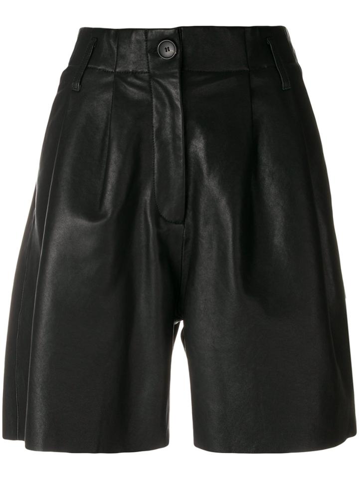 Amapô Denim Shorts - Black