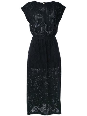 Maison Olga - Alefe Dress - Women - Cotton/spandex/elastane - 2, Women's, Black, Cotton/spandex/elastane