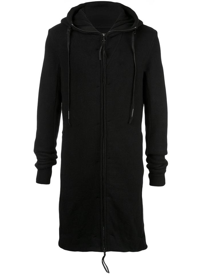 Boris Bidjan Saberi Hooded Zip-up Jacket - Black