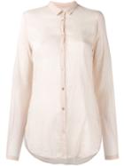 Forte Forte Sheer Shirt, Women's, Size: Ii, Pink/purple, Cotton/silk