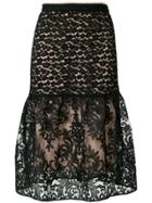 No21 High-waisted Lace Skirt - Black