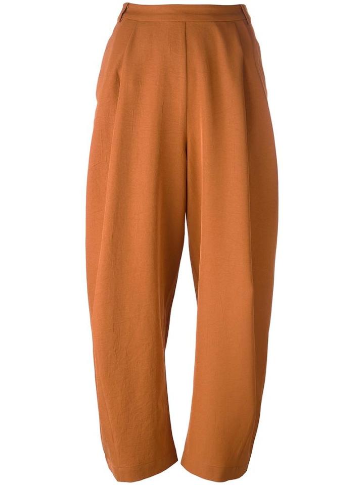 Henrik Vibskov 'mex' Trousers, Women's, Size: Medium, Yellow/orange, Polyester