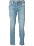 Khaite Straight-leg Cropped Jeans - Blue
