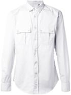 Joseph Chest Pocket Shirt, Men's, Size: Xl, Grey, Cotton