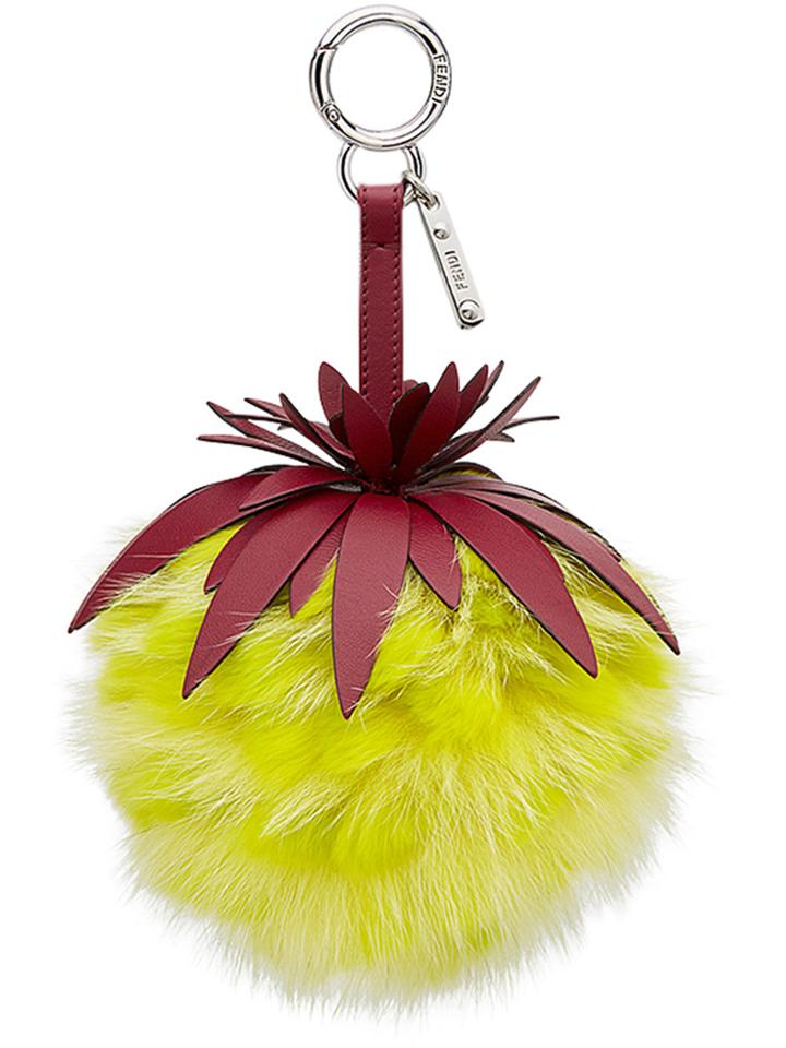 Fendi Fruits Bag Charm - Yellow & Orange