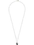Nove25 Globe Pendant Chain Necklace - Silver