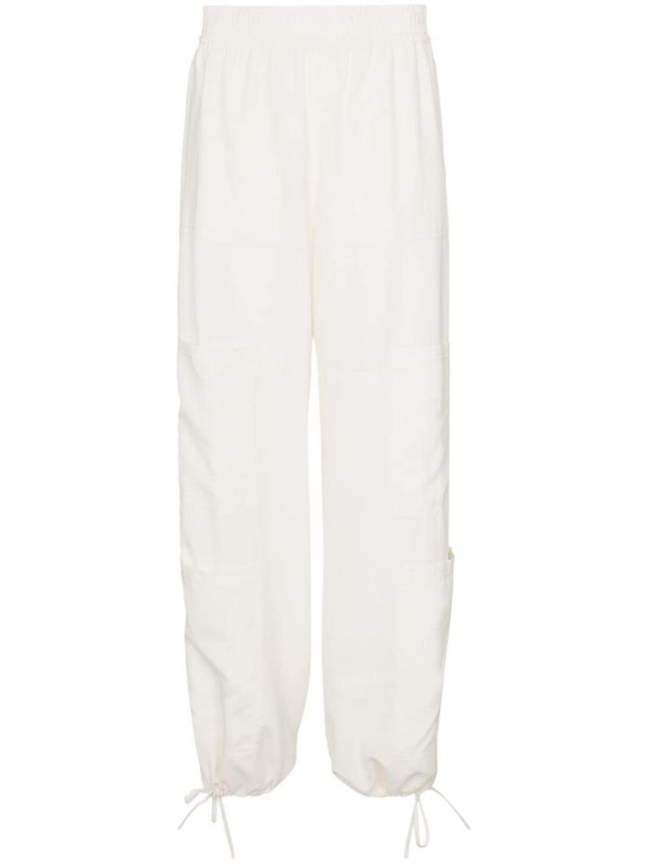 Wales Bonner Natural Silk Drawstring Trousers - Neutrals