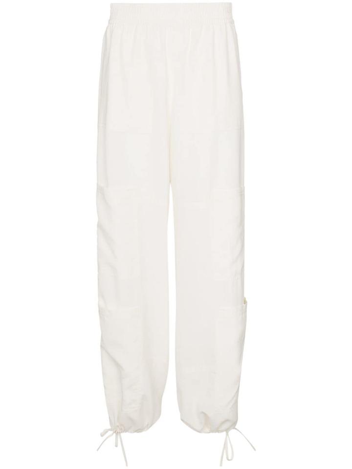 Wales Bonner Natural Silk Drawstring Trousers - Neutrals