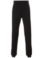 Maison Margiela Straight Leg Track Pants, Men's, Size: 46, Black, Cotton