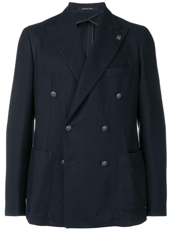 Tagliatore Montecarlo Double-breasted Blazer - Blue