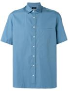 Joseph 'deal-poplin' Shirt, Men's, Size: 40, Blue, Cotton