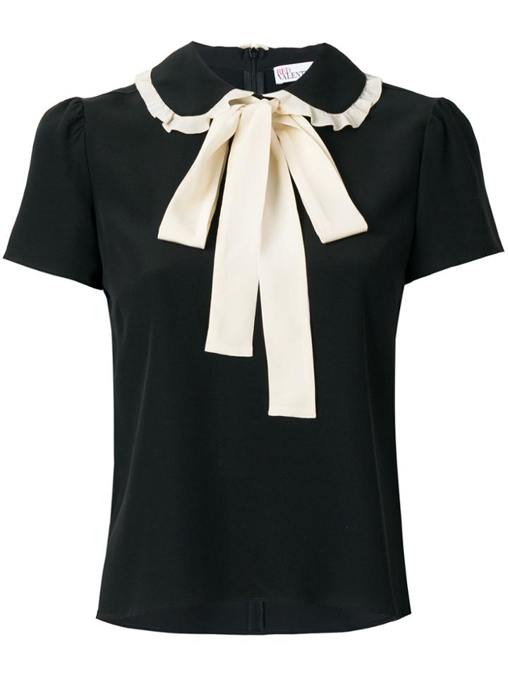 Red Valentino Pussy-bow Fastening Blouse - Black