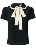 Red Valentino Pussy-bow Fastening Blouse - Black