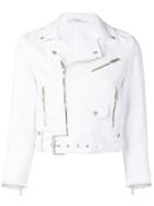 Givenchy Fitted Biker Jacket - White
