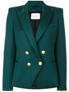 Pierre Balmain Double Breasted Blazer - Green