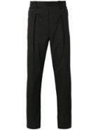 Lemaire Straight Pants, Men's, Size: 46, Black, Cotton/elastodiene