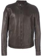 Belstaff Zipped Pocket Jacket, Men's, Size: 54, Brown, Calf Leather/viscose