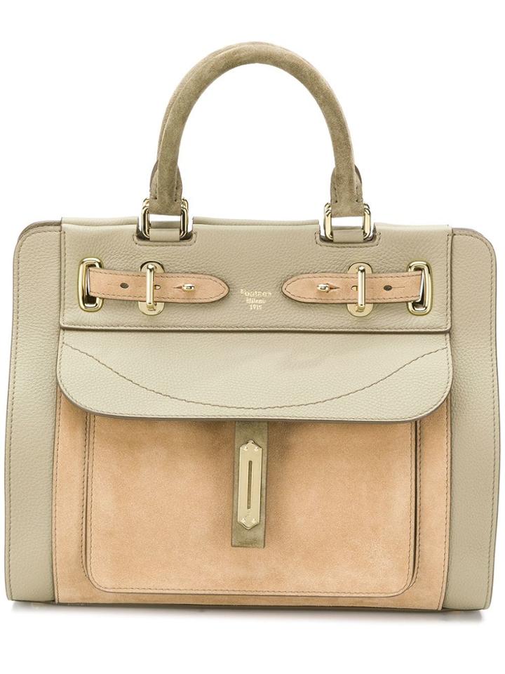 Fontana Double Buckle Tote - Green