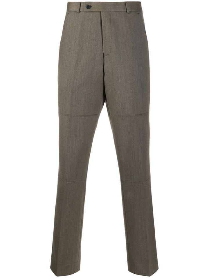 Martine Rose High Waist Long Trousers - Brown