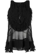 Andrea Bogosian - Silk Top - Women - Silk - P, Black, Silk