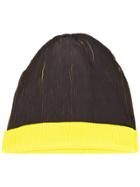 Issey Miyake Men Reversible Beanie - Black