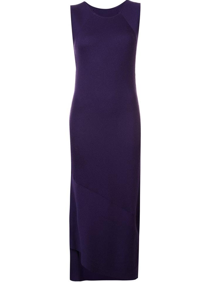 Victor Alfaro Crew Neck Knit Dress