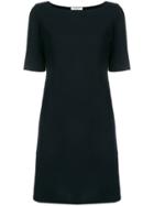 Charlott Plain Knit Dress - Blue