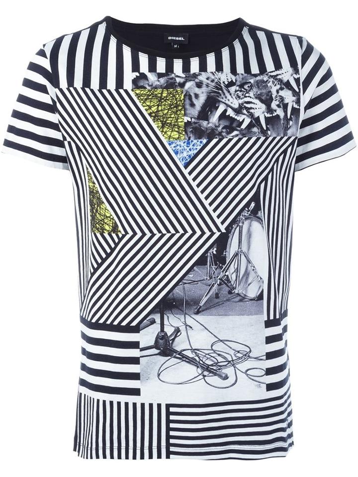 Diesel Multi Print T-shirt