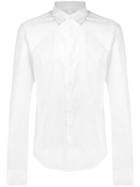 Wooyoungmi Classic Shirt, Men's, Size: 52, White, Cotton/polyurethane/silk/nylon